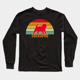 Cockapoo Vintage Silhouette Long Sleeve T-Shirt